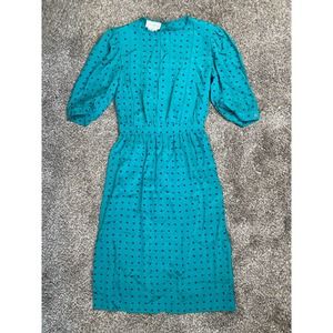 Vintage Silk Studio 100% Silk Dress 8